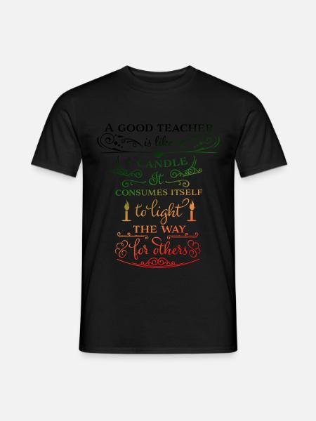Un bon enseignant - T-shirt homme - noir