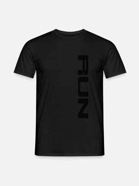 ... RUN - Männer T-Shirt - Schwarz