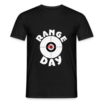 Schießsport Fadenkreuz Shirt Geschenk Schießstand - Männer T-Shirt - Schwarz - Vorne - AI Model Male 178 light (178cm)