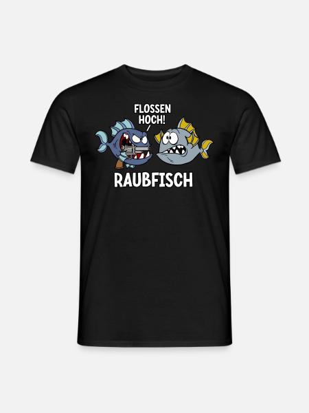 Raubfisch - Männer T-Shirt - Schwarz