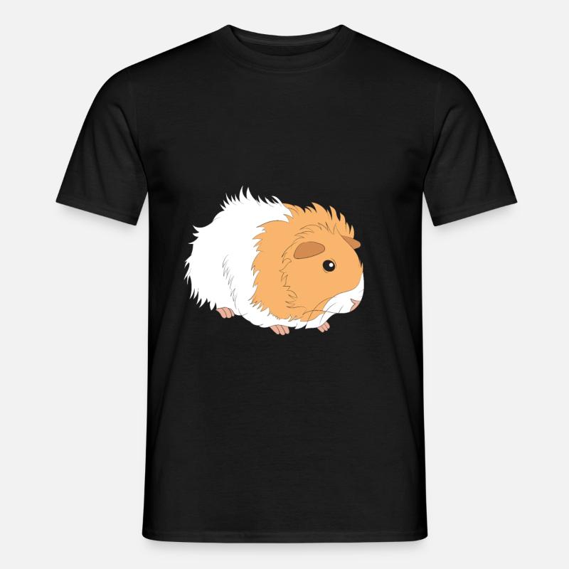Idée-cadeau mignonne de cochon d'Inde pour les amateurs de cochon d'Inde - T-shirt homme - noir