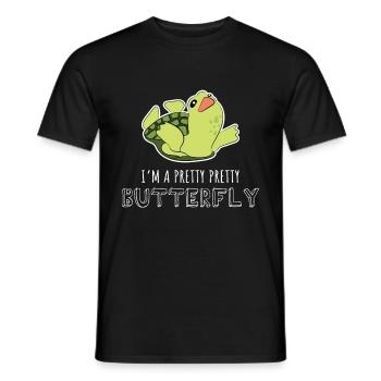 Cute Funny Turtle Sea Turtles Gift Turtle Lover - Men's T-Shirt - black - Front - AI Model Male 178 light (178cm)