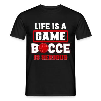 Boccia Spieler Boccia Spiel Boule - Männer T-Shirt - Schwarz - Vorne - AI Model Male 178 light (178cm)