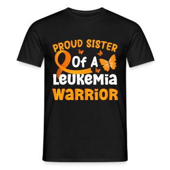 Leukemia Awareness Month Leukemia Survivor - Men's T-Shirt - black - Front - AI Model Male 178 light (178cm)