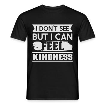 Blindness consciousness Blind by law - Men's T-Shirt - black - Front - AI Model Male 178 light (178cm)