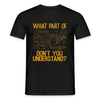 Physiciens Mathématiciens - T-shirt homme - noir - Devant - AI Model Male 178 light (178cm)