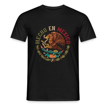 Mexique - T-shirt homme - noir - Devant - AI Model Male 178 light (178cm)