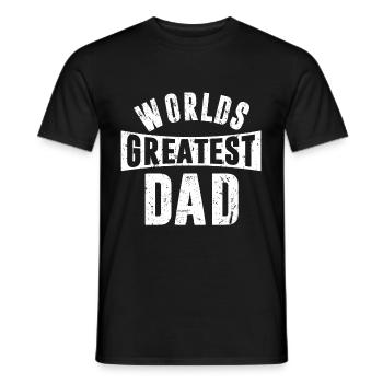 Meilleur papa du monde Meilleur papa du monde - T-shirt homme - noir - Devant - AI Model Male 178 light (178cm)