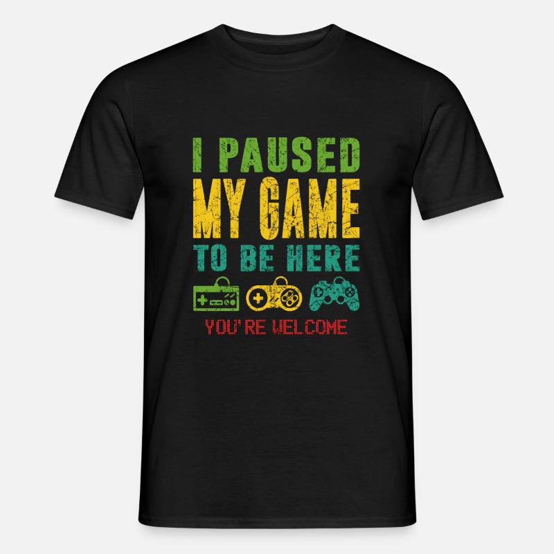 Konsole Videospiel Controller Zocker Gamer - Männer T-Shirt - Schwarz