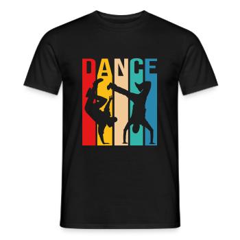 Bboy Breakdancing Breakdance Tanzen Tänzer Breaker - Männer T-Shirt - Schwarz - Vorne - AI Model Male 178 light (178cm)