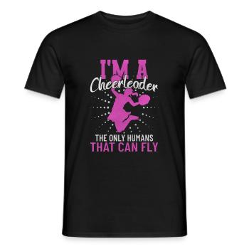 Cheerleader - Männer T-Shirt - Schwarz - Vorne - AI Model Male 178 light (178cm)