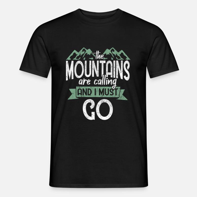 Camper Camping - Männer T-Shirt - Schwarz