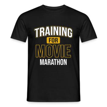 Movie Movies Seeks Series Movie Cinema Lover - Men's T-Shirt - black - Front - AI Model Male 178 light (178cm)