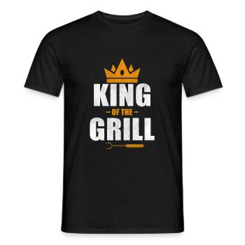 Barbecue Grill King - T-shirt homme - noir - Devant - AI Model Male 178 light (178cm)