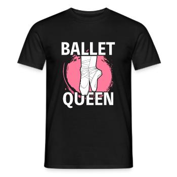 Ballet - Männer T-Shirt - Schwarz - Vorne - AI Model Male 178 light (178cm)