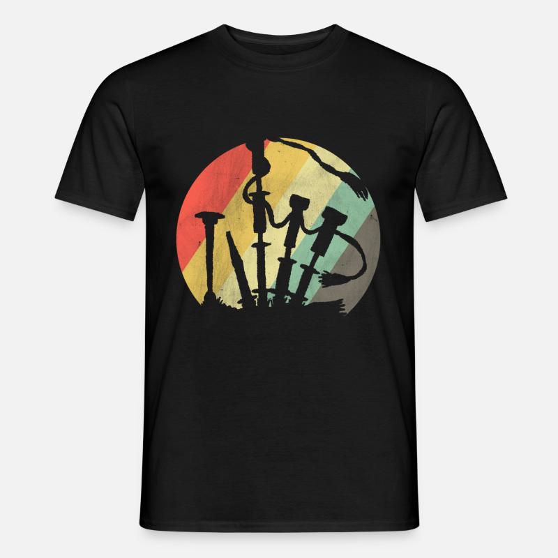 Dudelsack - Männer T-Shirt - Schwarz