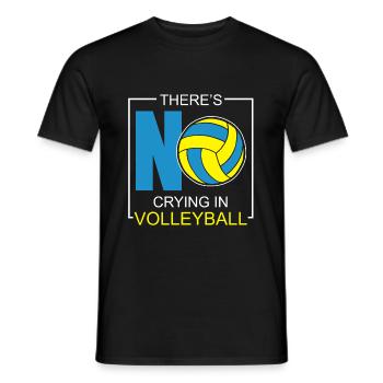 Volleyball Volleyballer Set de volleyball Volleyball - T-shirt homme - noir - Devant - AI Model Male 178 light (178cm)