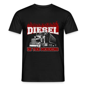 Trucker Truck LKW Fahrer Lastwagenfahrer - Männer T-Shirt - Schwarz - Vorne - AI Model Male 178 light (178cm)