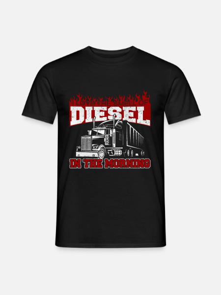 Lastbil lastbil lastbil lastbil lastbil - T-shirt herr - svart