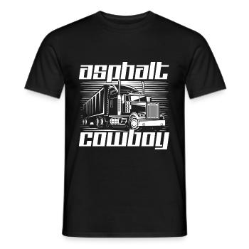 Truck Driver Truck Truck. Trucker Truck - Men's T-Shirt - black - Front - AI Model Male 178 light (178cm)