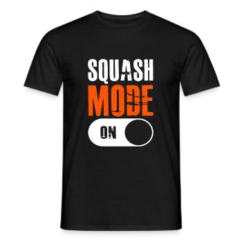 Squash - Männer T-Shirt - Schwarz - Vorne - AI Model Male 178 light (178cm)