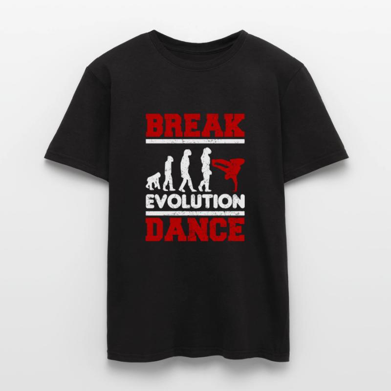 Breakdancing Evolution Breakdance BBoy Tänzer Männer T-Shirt
