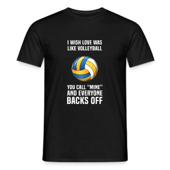 Joueurs de volley-ball équipe de volley-ball - T-shirt homme - noir - Devant - AI Model Male 178 light (178cm)