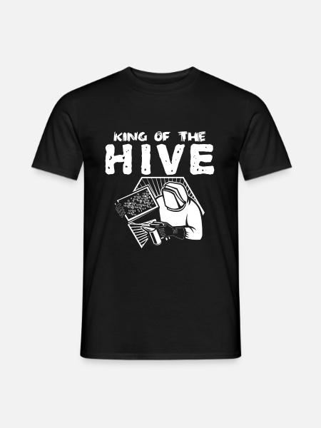 Imker Geschenk Biene Bienchen Honigbiene - Männer T-Shirt - Schwarz