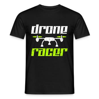 Drone Race Drone Pilote de Drone Quadrocopter - T-shirt homme - noir - Devant - AI Model Male 178 light (178cm)