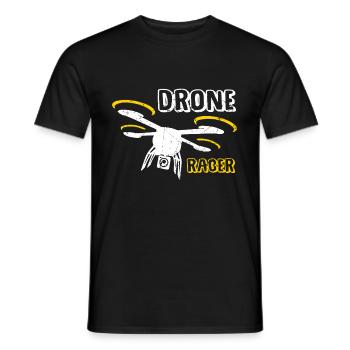 Drone Racer Quadcopter Drone Drone Pilote - T-shirt homme - noir - Devant - AI Model Male 178 light (178cm)
