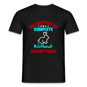 Lapin lapin - T-shirt homme - noir - Devant - AI Model Male 178 light (178cm)