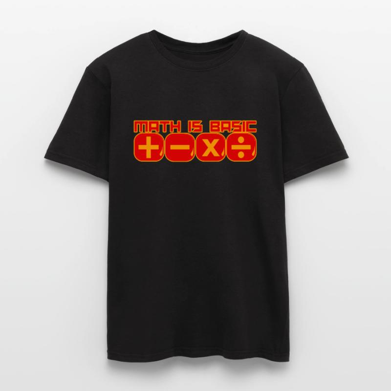Math Is Basic Math Math Math Teacher Men's T-Shirt