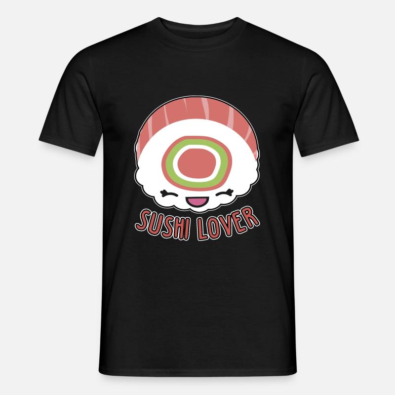 Sushi - Männer T-Shirt - Schwarz