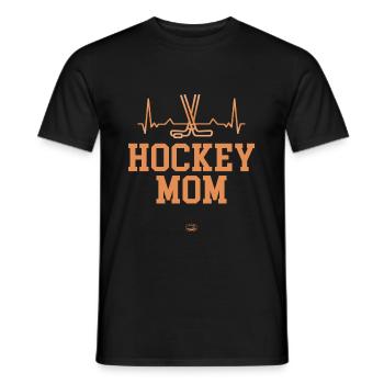 Maman de hockey Hockey sur glace Équipe de joueurs de hockey - T-shirt homme - noir - Devant - AI Model Male 178 light (178cm)