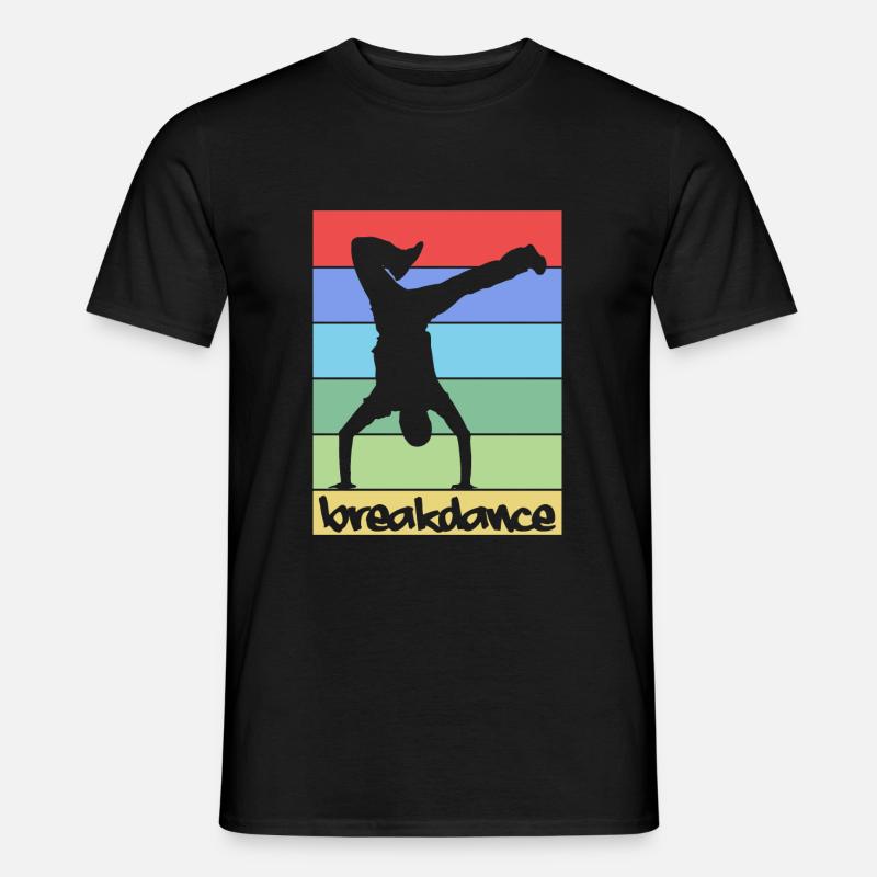 Breakdance Breakdancing BBoy Tanzen Breakdancer - Männer T-Shirt - Schwarz