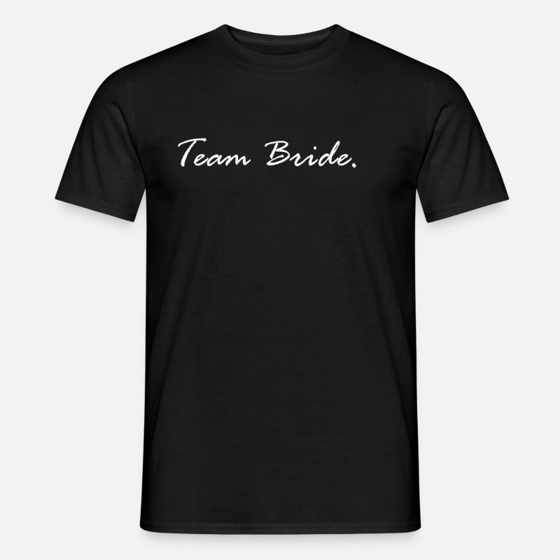 Team Bride - Männer T-Shirt - Schwarz