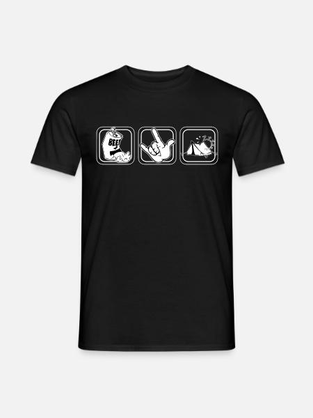 Festival Design - Men's T-Shirt - black