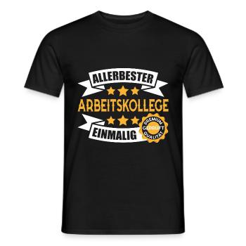 Arbeitskollege Abschied Geschenk - Männer T-Shirt - Schwarz - Vorne - AI Model Male 178 light (178cm)
