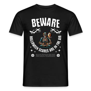 Beware Halloween 2 - Männer T-Shirt - Schwarz - Vorne - AI Model Male 178 light (178cm)