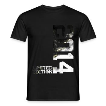 ÉDITION LIMITÉE 2014 COOL 12E ANNIVERSAIRE - T-shirt homme - noir - Devant - AI Model Male 178 light (178cm)