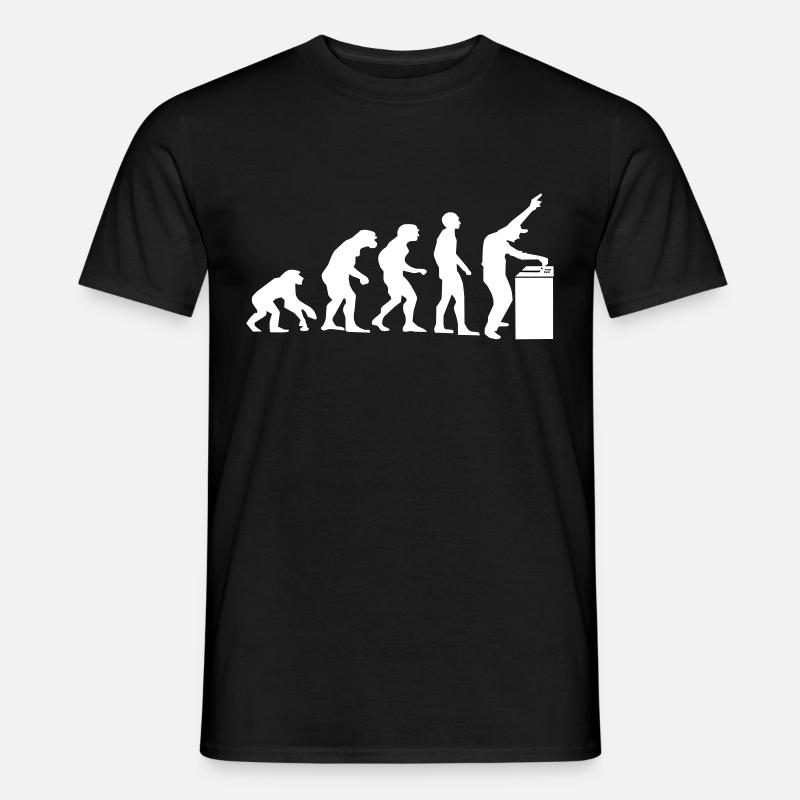 Evolution vers le Dj Edm Techno Festival - T-shirt homme - noir