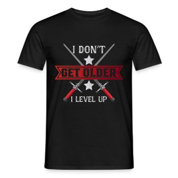 Live Action Role-playing game Larp Larper Fantasy - Men's T-Shirt - black - Front - AI Model Male 178 light (178cm)