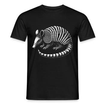 Armadillo Gürteltier - Männer T-Shirt - Schwarz - Vorne - AI Model Male 178 light (178cm)