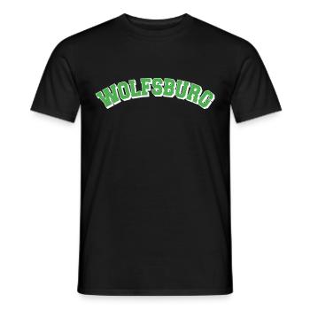 Wolfsburg College - Männer T-Shirt - Schwarz - Vorne - AI Model Male 178 light (178cm)