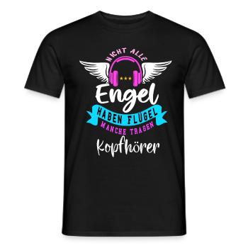 Telefonistin pastoral care call center customer service - Men's T-Shirt - black - Front - AI Model Male 178 light (178cm)