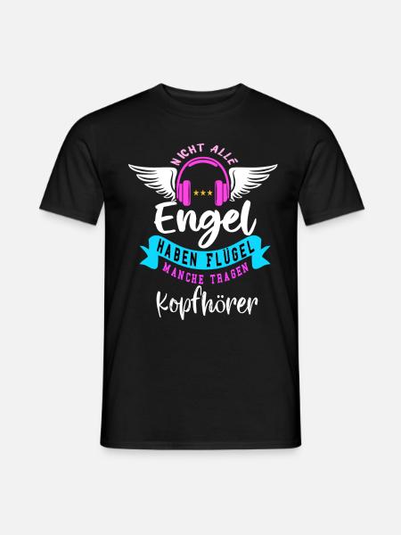 Telefonistin Seelsorge Callcenter Kundenservice - Männer T-Shirt - Schwarz