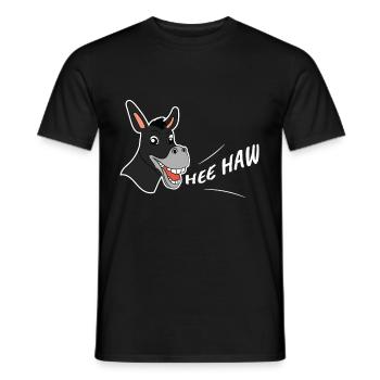 Idée de cadeau pour animal mulet amoureux des ânes - T-shirt homme - noir - Devant - AI Model Male 178 light (178cm)