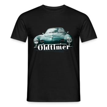 Oldtimer, Car Design, Automotiv Geschenk Idee - Männer T-Shirt - Schwarz - Vorne - AI Model Male 178 light (178cm)