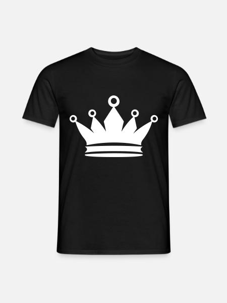 Crown Icon Symbol - Men's T-Shirt - black