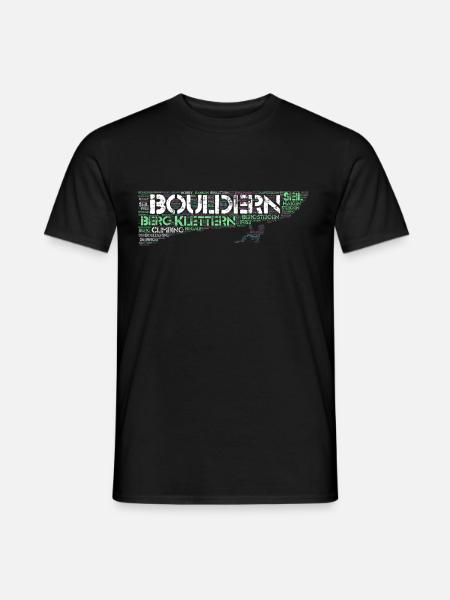Bouldern Climbing Climbing Boulderer Idée cadeau - T-shirt homme - noir